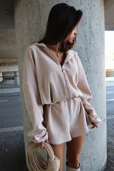 KOMBINEZON DAMSKI BUTTER BEŻ LAMANUEL