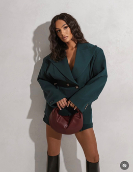 MARYNARKA BLEZER WESTWOOD ZIELONA BELLUCI