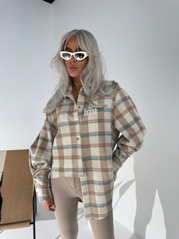 KOSZULA DAMSKA ICEBEG BEŻ LAMANUEL