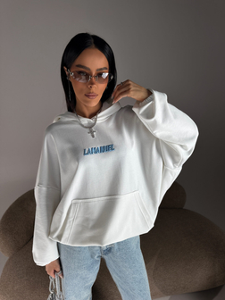 BLUZA DAMSKA OVERSIZE RESPECT ECRU LAMANUEL