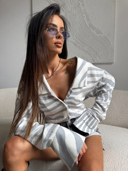 KOSZULA DAMSKA SAVANNA SZARA LAMANUEL