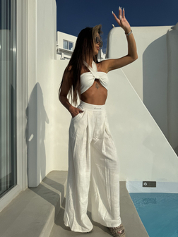 KOMPLET LETNI MYKONOS ECRU LAMANUEL
