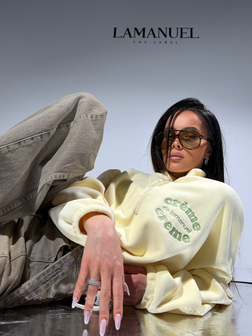 BLUZA DAMSKA POLAROWA CREME LEMON LAMANUEL