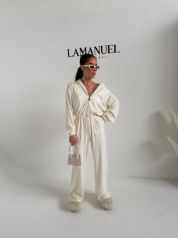 KOMBINEZON DAMSKI PLEASE ECRU LAMANUEL