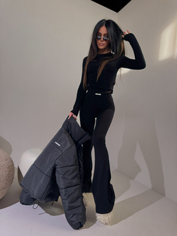 LEGGINSY DAMSKIE ORIGIN CZARNE LAMANUEL