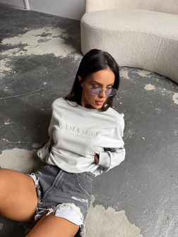 BLUZA DAMSKA DAISY SZARY LAMANUEL