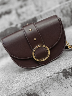 MAŁA TOREBKA LISTONOSZKA DAMSKA NOVA CZEKOLADA OLA VOGA