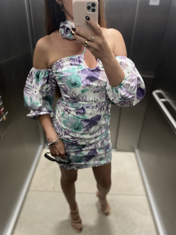 LETNIA SUKIENKA DAMSKA MINI VIVI W KWIATY